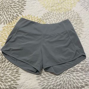 Under Armour shorts.